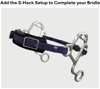 Picture of Hackamore Deluxe (straight cheeks with buckles)