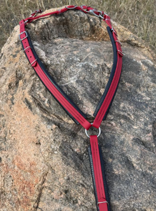 Picture of Padded Breast Collar, Arab Size, Color: Chili Red - READY TO SHIP - copy