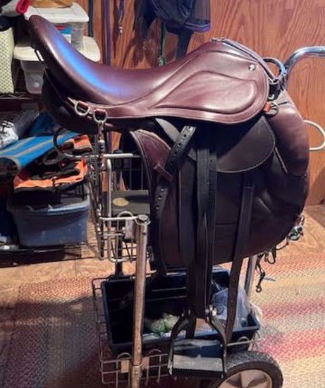 Picture of 18" W Lovatt & Ricketts Monoflap Rubicon Endurance Saddle, NEW LISTING!